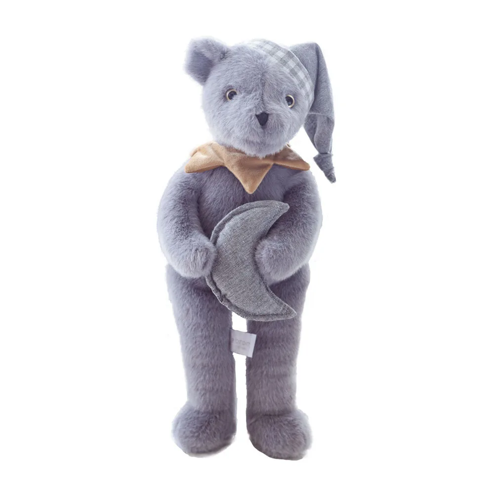 

40cm Soft Adorable Bear Plush Toys Grey Teddy Bear Doll Stuffed Animal Sleeping Doll Children Kids Birthday Gift