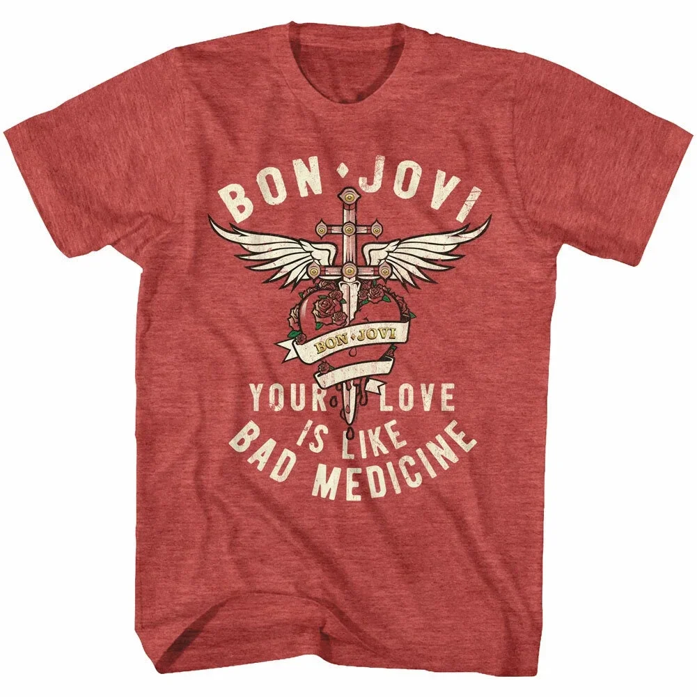 

Bon Jovi Keep The Faith World Tour Poster Graphic Print T-shirt Oversized Men Women Streetwear Wind Cotton Casual Summer New Tee