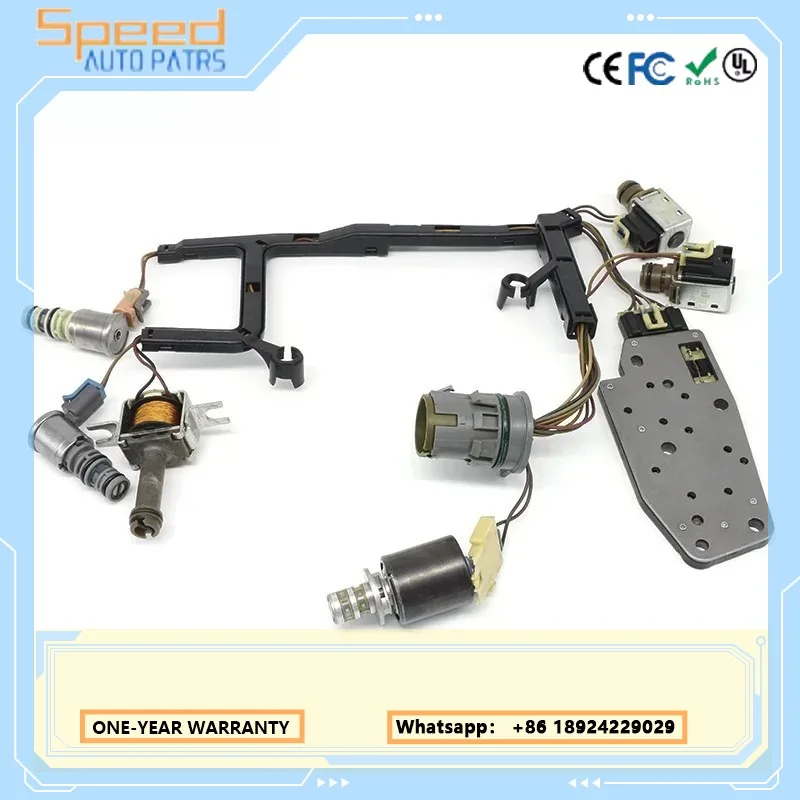 4L60E Tested Transmission Control Valve Solenoids +Wire for 93-05 EPC for GM Chevrolet GMC Saab 93-95