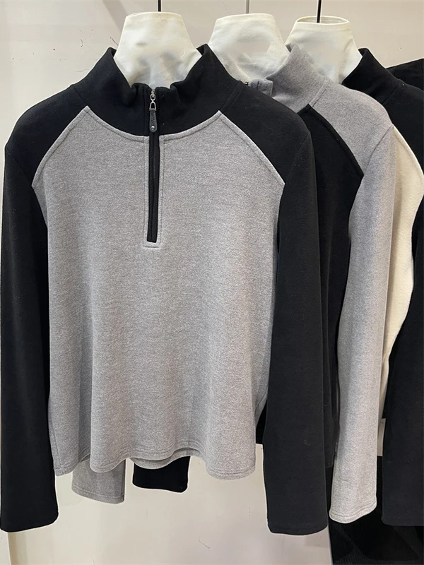 

Женская утепленная футболка больших размеров (300 Pou) в корейском стиле с длинным рукавом, осенне-зимняя, маленький размер, бархатный топ, базовый слой