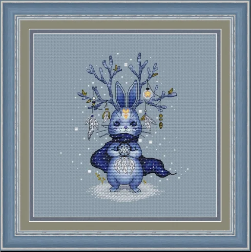  Rabbit in Snow 26-29 Canvas Cross Stitch Embroidery Set Hobby Magic Room Decor Design A Bustling City Rainy Street 