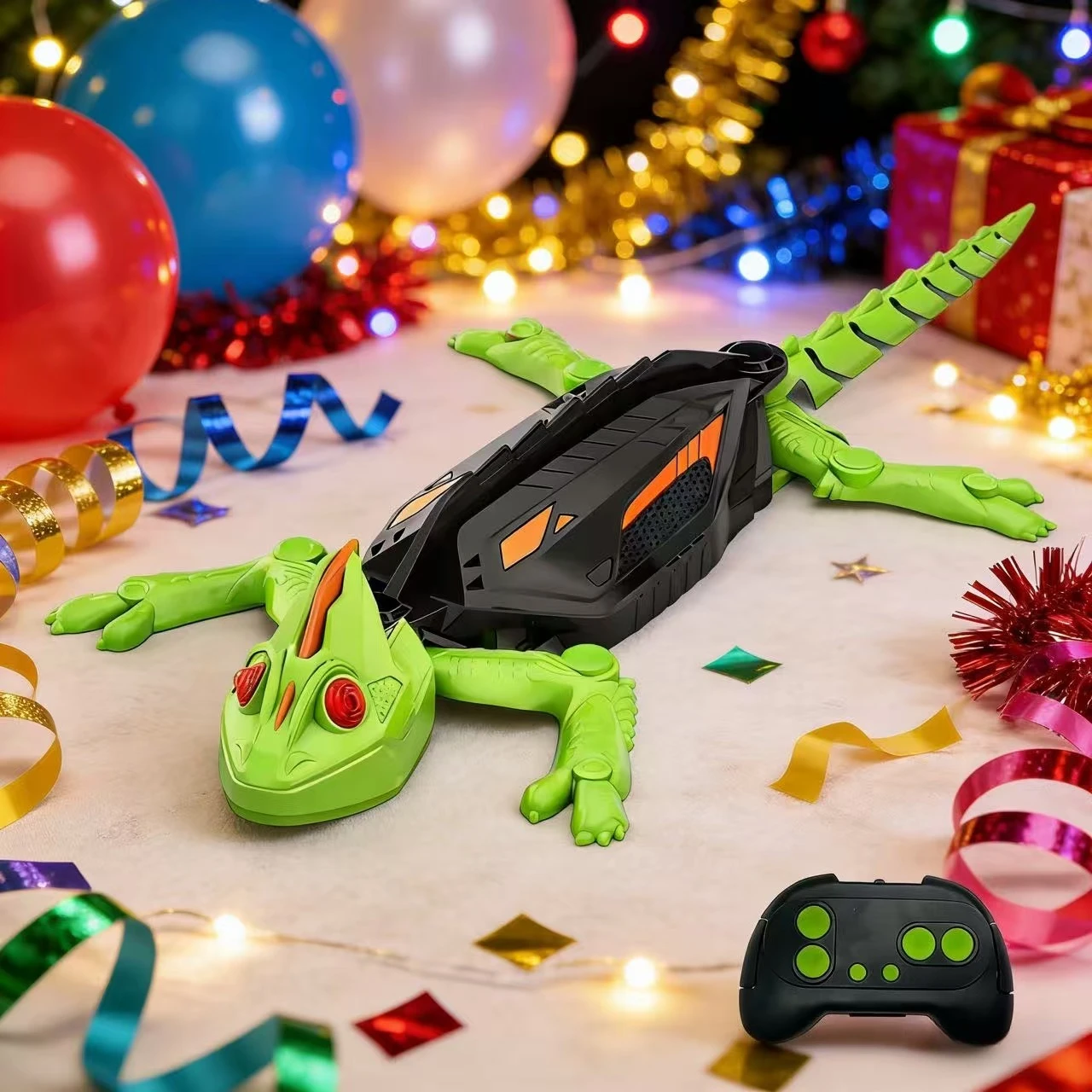 

Remote Controlled Gecko Toy - Bionic Design for Climbing Glass & Smooth Walls