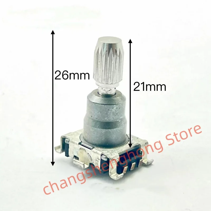 1pcs for ALPS EC11 encoder 24 Position 24 pulse band by pressing the switch shaft length 20mm