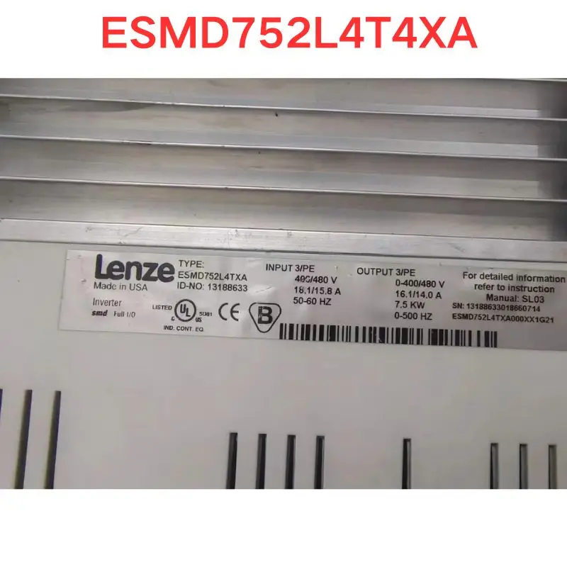 Used OEM disassembled parts ESMD752L4T4XA inverter Functional test OK Fast Shipping
