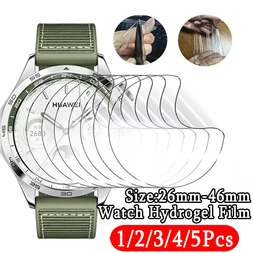 Hydrogel Film Universal Round Watch Screen Protector Film 1-