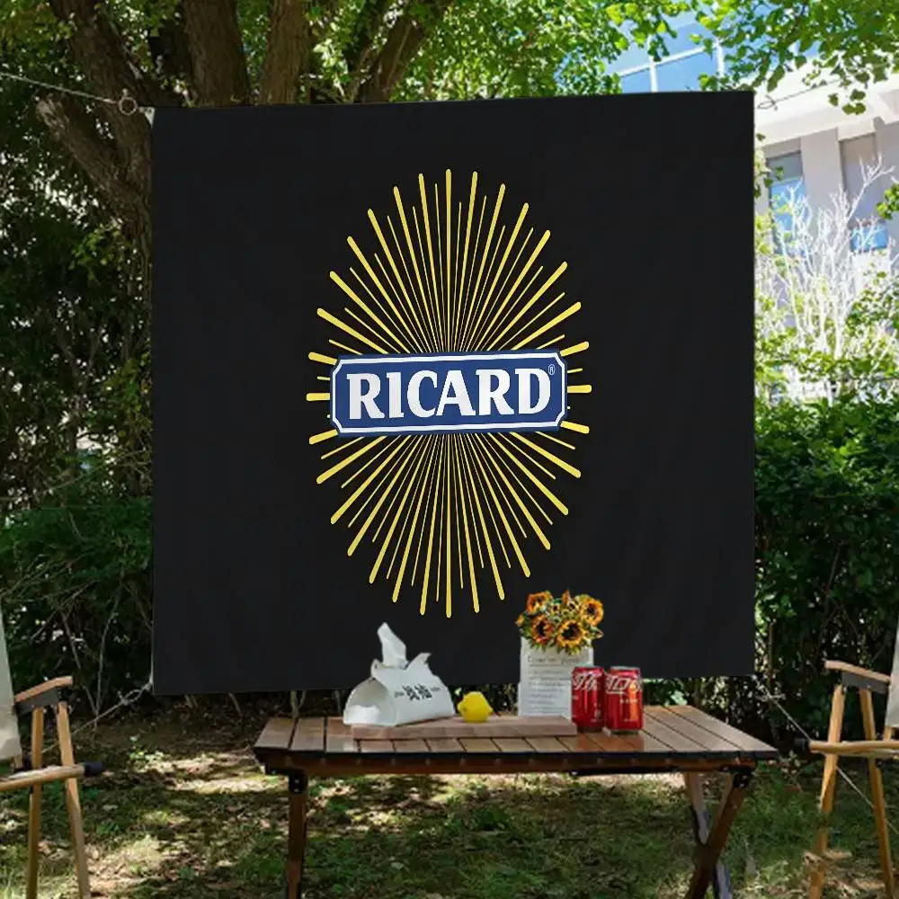 R-RicardS LOGO Retro Flags Multiple Choice Living Studio Booth Interior Decoration Banner view 3