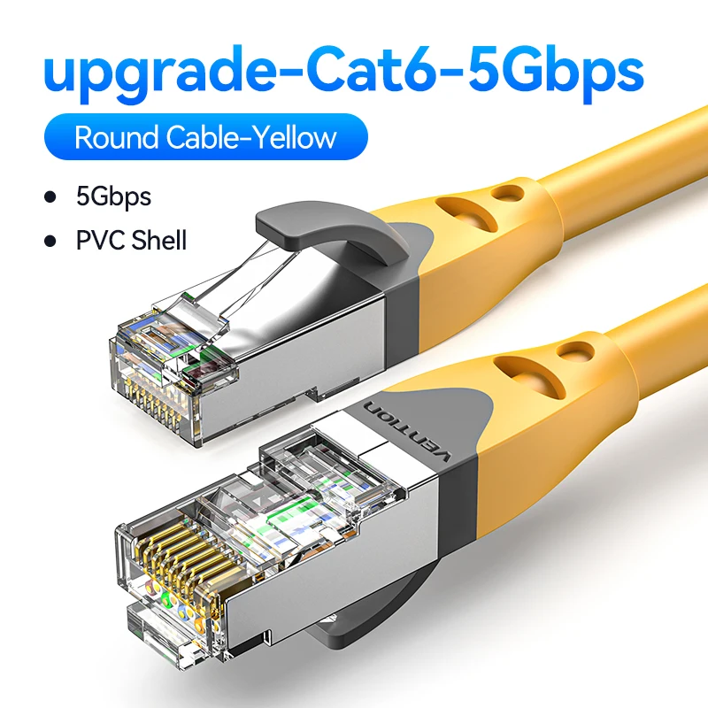 Ventie Cat6A Ethernet-kabel 10 Gbps Netwerk Patchkabel Lan RJ45 Voor Laptop PC PS4 Internet Router Gigabit Cat 6 Kabel Ethernet