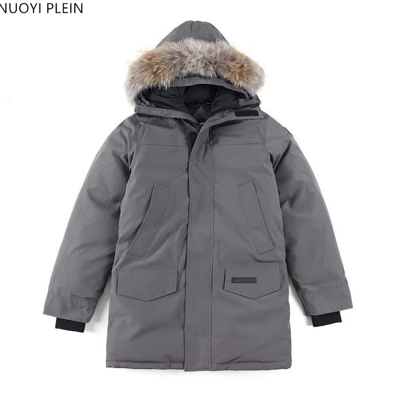 13 Kanadyjska kurtka puchowa Płaszcz męski Parka Ekspedition 95% Biały gęsisty puchowy płaszcz śnieżny Płaszcz męski Kurtka 2602M