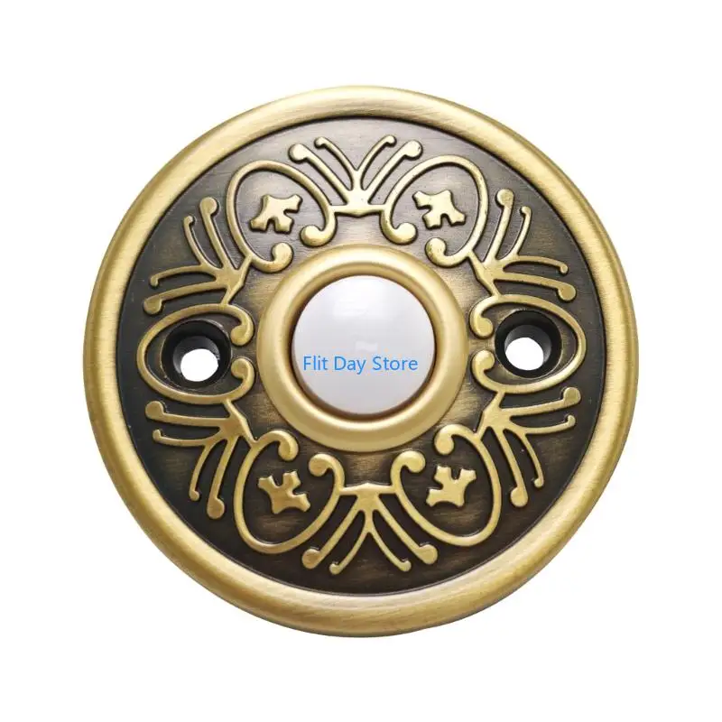 F92C Heavy Duty Doorbell Push Button LED Light Function Classical Weatherproof
