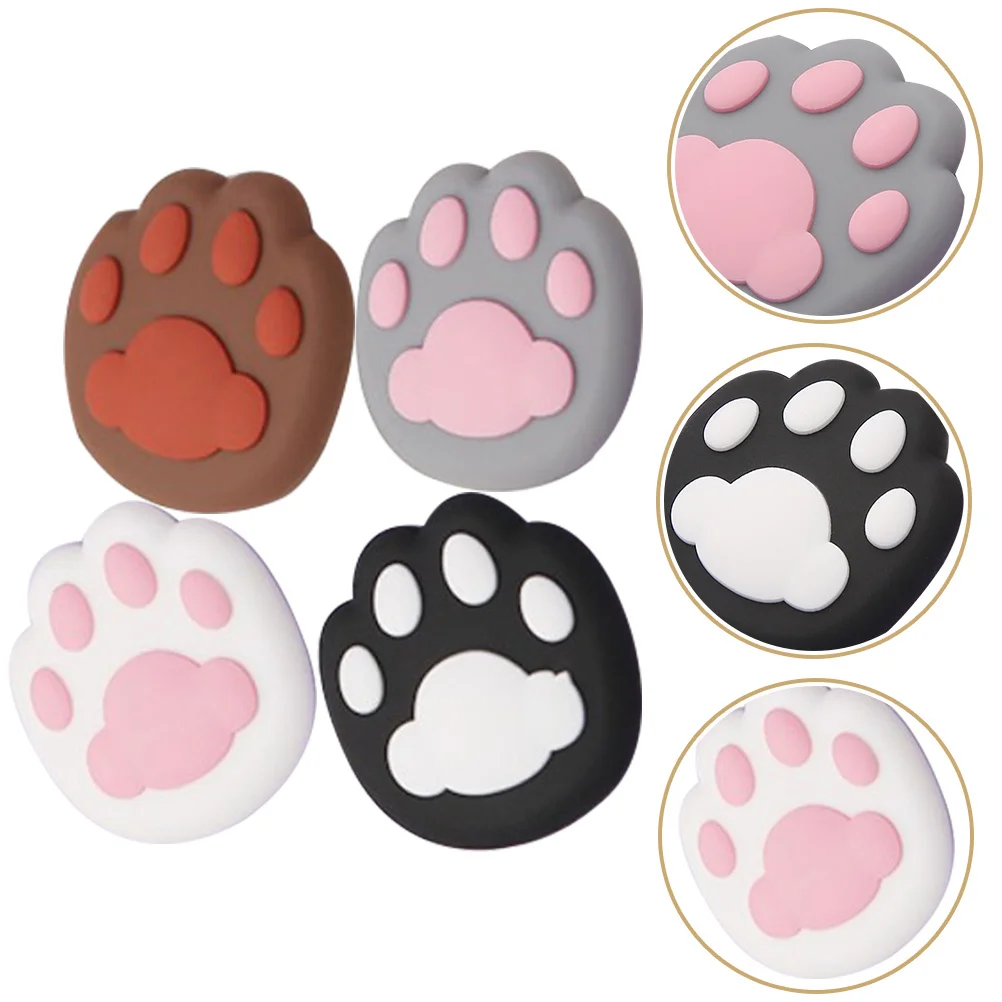 

4Pcs Silicone Door Protector Wall Stopper Soft Bumper for Door Handle Noise Reduction 3D Design Home Office Furniture Safety