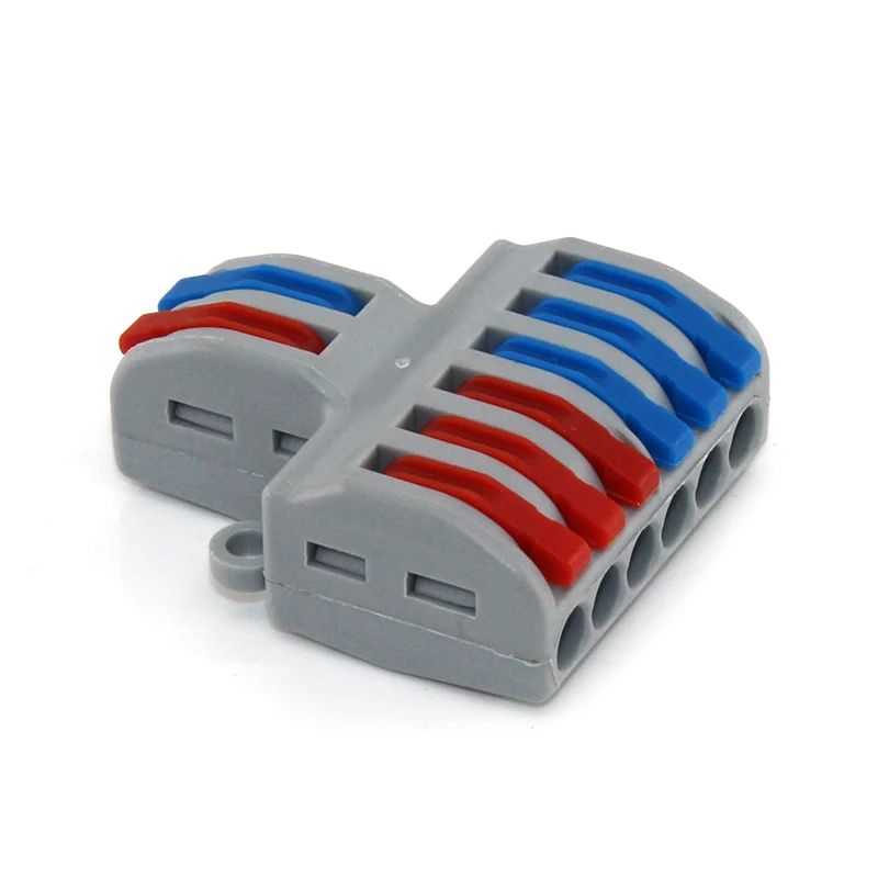 1/5pcs Kabel Connectoren Mini Universele Compact Dirigent Push-In Terminal Blok Quick Lente Splicing Draad Voor Thuis