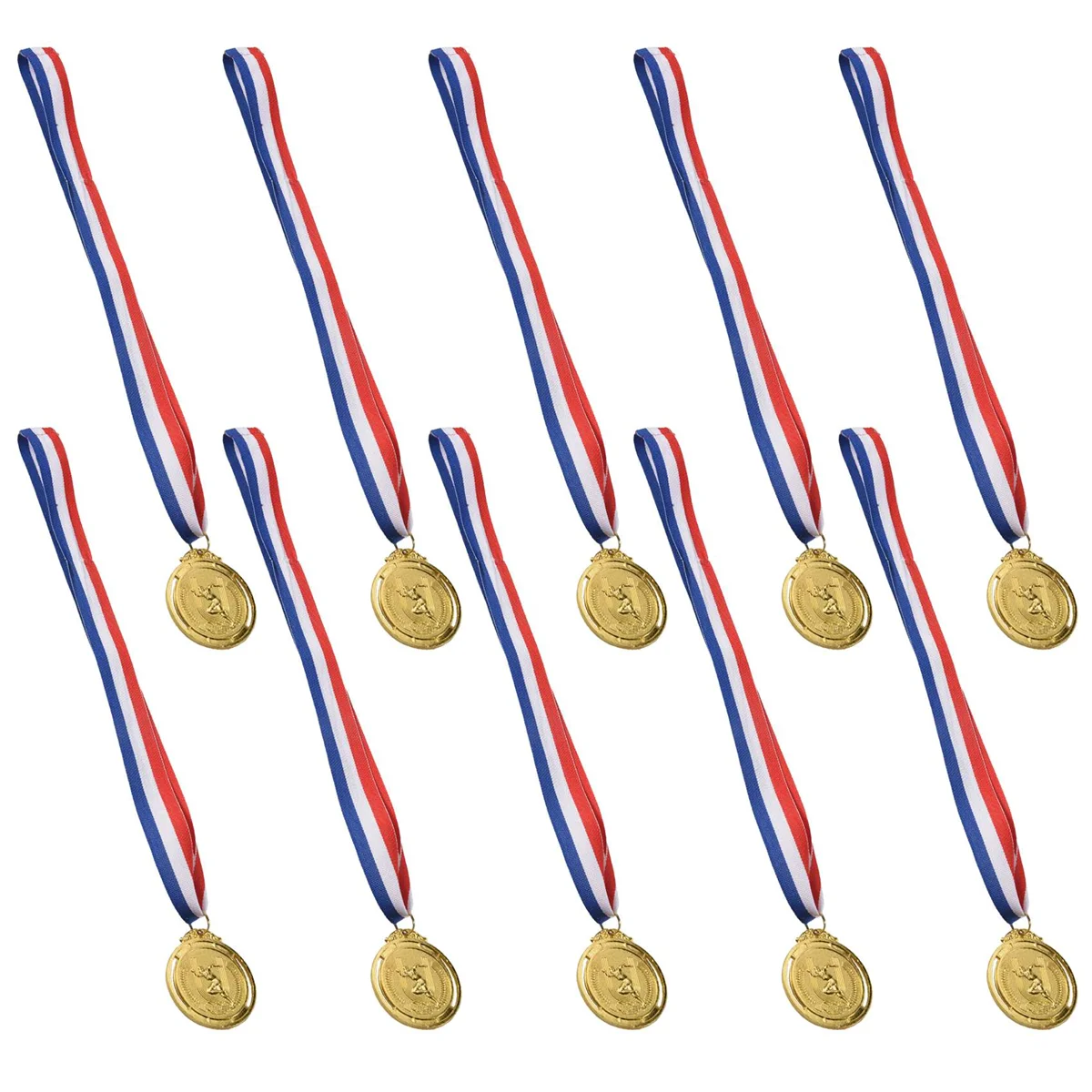 A71P ميداليات فارغة لأي مسابقة ميدالية جائزة الذهب والفضة ميداليات الأطفال الفائزين مكافأة شارة تشجيع #1