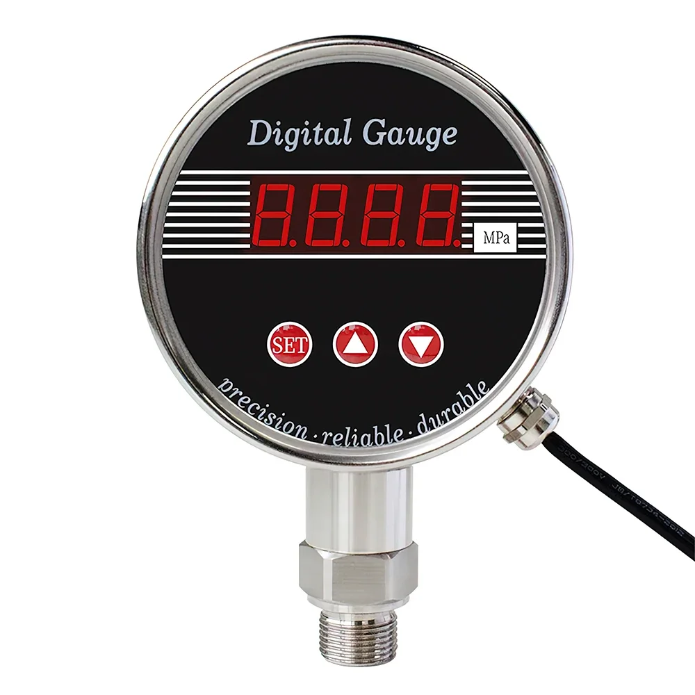 Digital Pressure Meter Transducer Liquid Oil Tank Fuel Water Absolute Pressure Gauge Sensor Controller