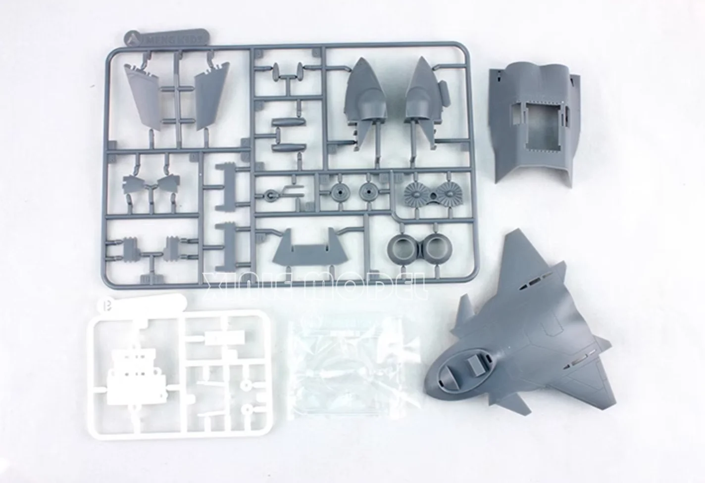 MENG – Kits de construction de maquettes KID-005S J-20, machine à œufs de chasse, version Q, sans colle, pour jouet militaire, modèle de Collection de loisirs