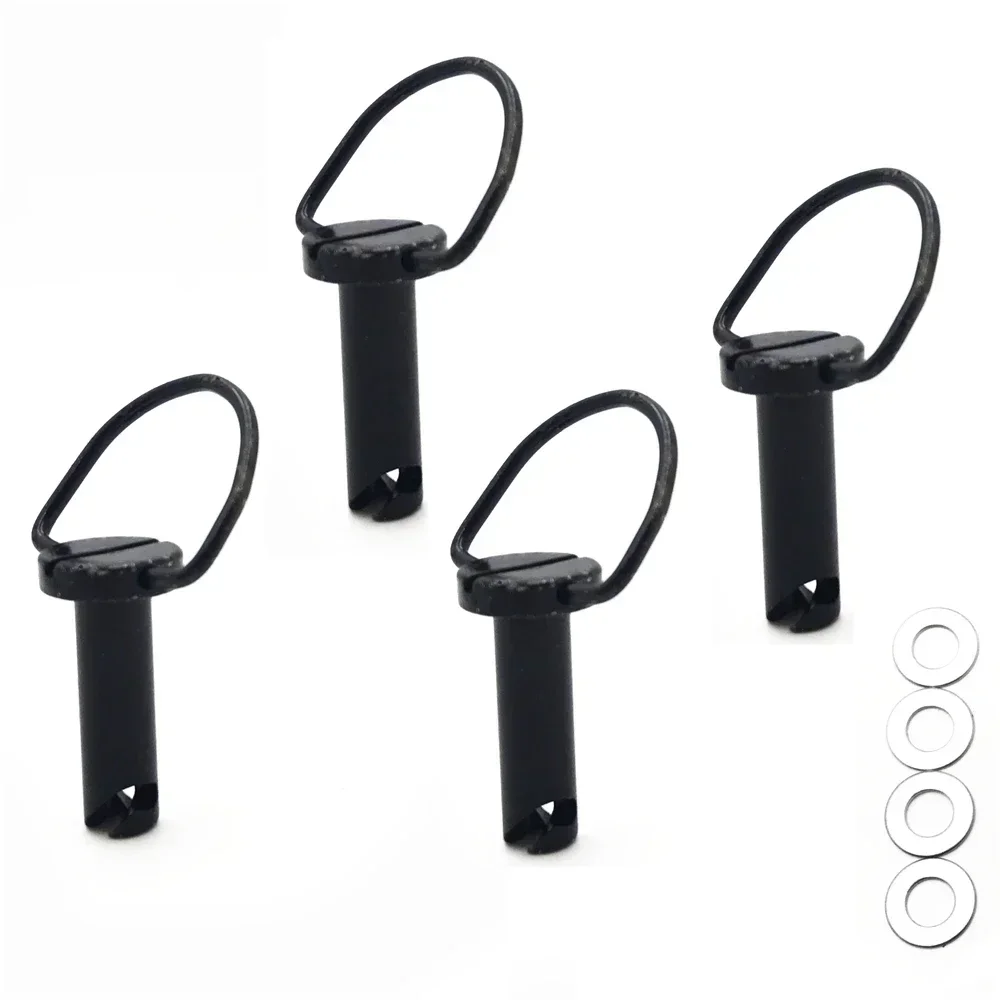 ملحقات الدراجات النارية السحابة الصلبة السرج تصاعد دبوس مسمار الترباس الأسود ل هارلي بجولة FLHR FLHS #5