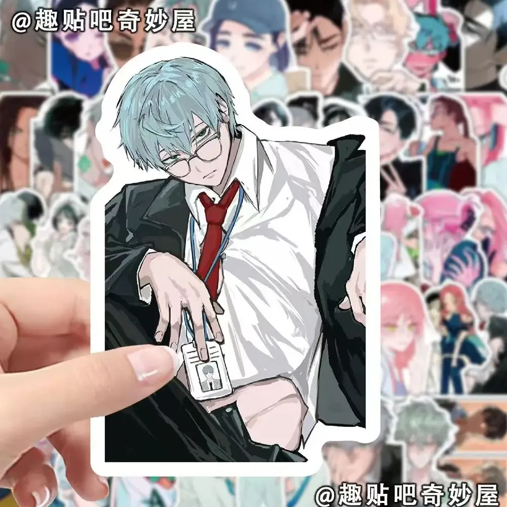 외계인 무대 애니메이션 스티커, Ivan Till Kawaii 스티커, 어린이 문구, 학생 메시지 수집 선물, 방수 DIY 노트북