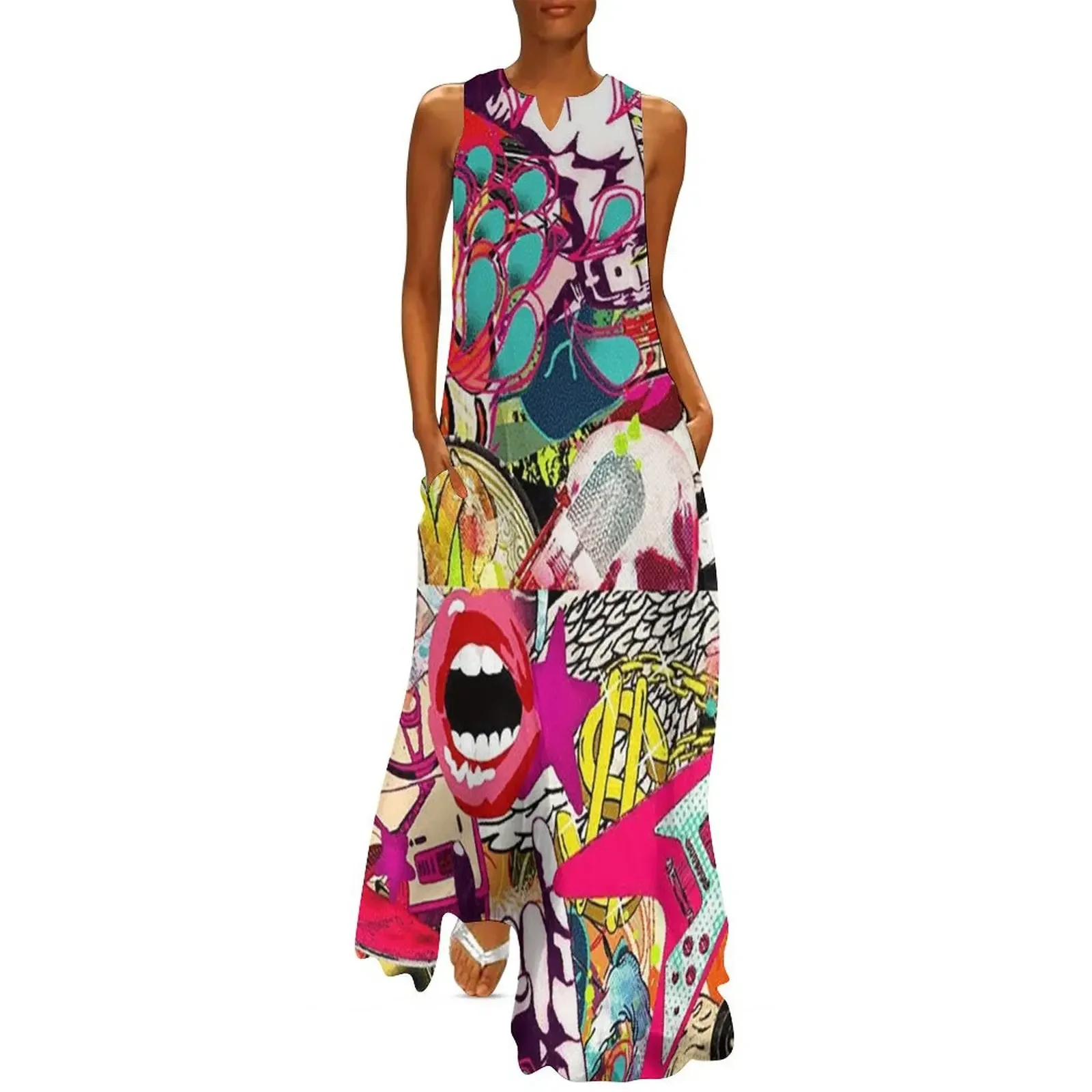 

rock vibes Long Dress dresses for prom women's dresses luxury summer dress woman 2025 elegant dresses plus sizes Dress