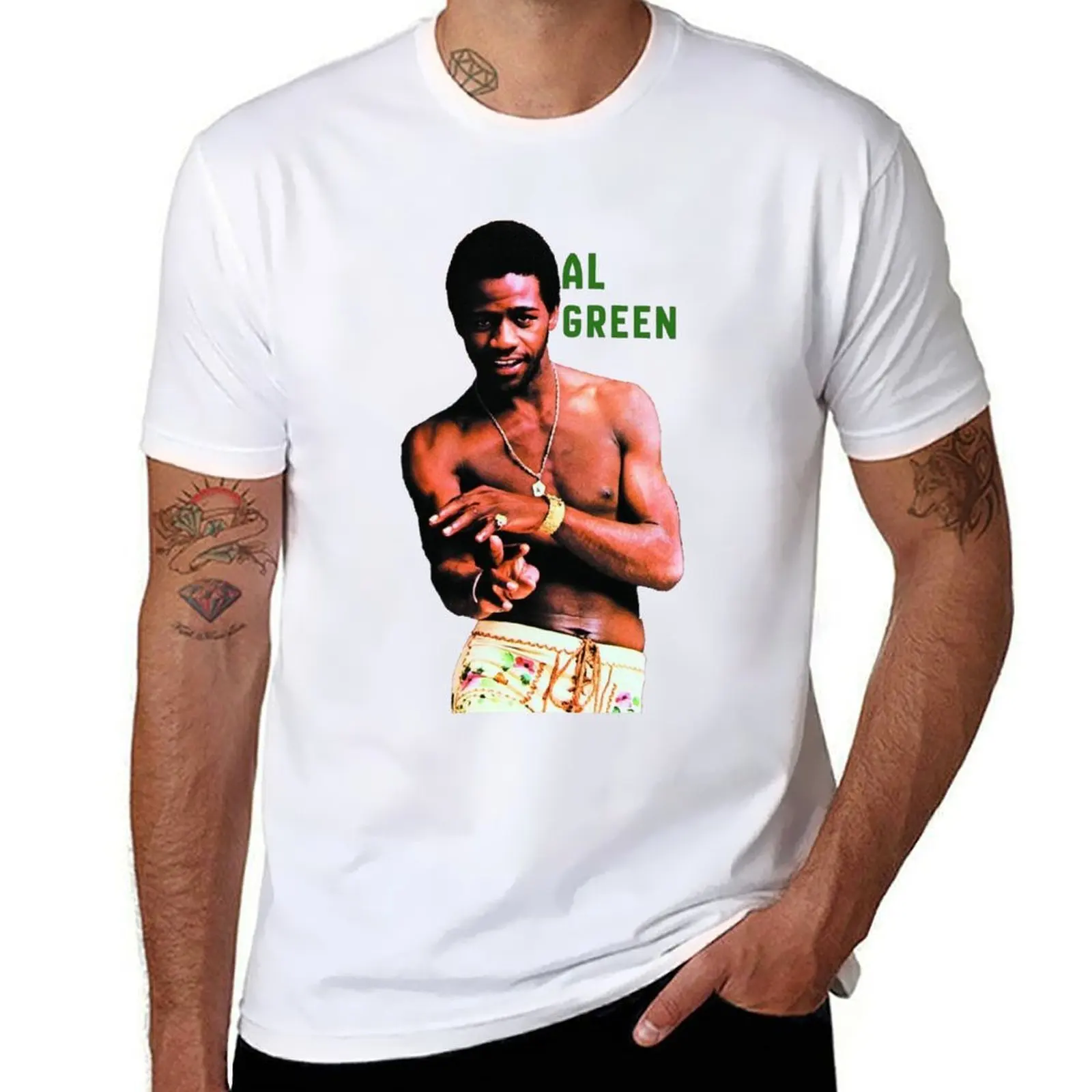 Al Green T-Shirt t-shirts coton 100% t-shirts drôles homme T-Shirt