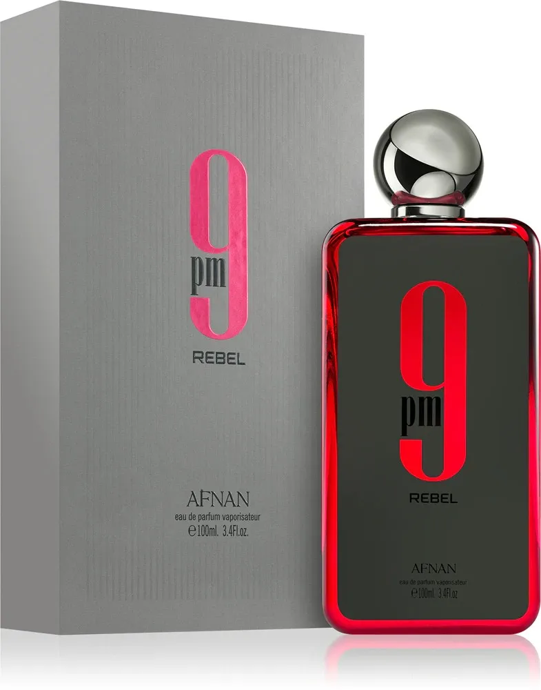 

Afnan 9pm Rebel Eau de Parfum for Men | Bold Modern Scent, 100ml Spray