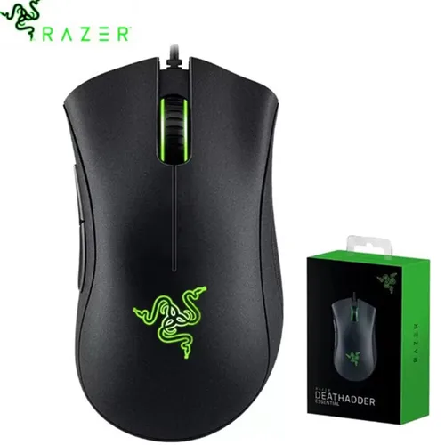 Razer DeathAdder 유선 게이밍 마우스, 노트북 PC 게이머용 필수 유선 마우스 