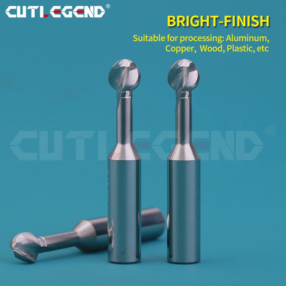 

Ball T Shape Cutter Solid Carbide 3D End Mill R2 R3 R4 R5 R6 For Aluminum Wood Lollipop Ball Nose Milling Cutter Rounded T Mill