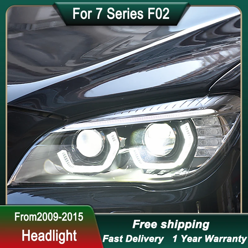 

Автомобильная фара для BMW 7 серии 2009-2015 F02, улучшенная версия, задняя фара, передняя фара в сборе для BMW 7