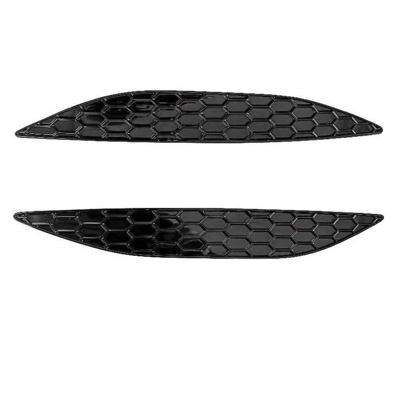 2Pcs Honeycomb Tail Rear Fog Light Cover Trim Sticker for Golf MK7 7R/ 2014-2018 Rear Bumper