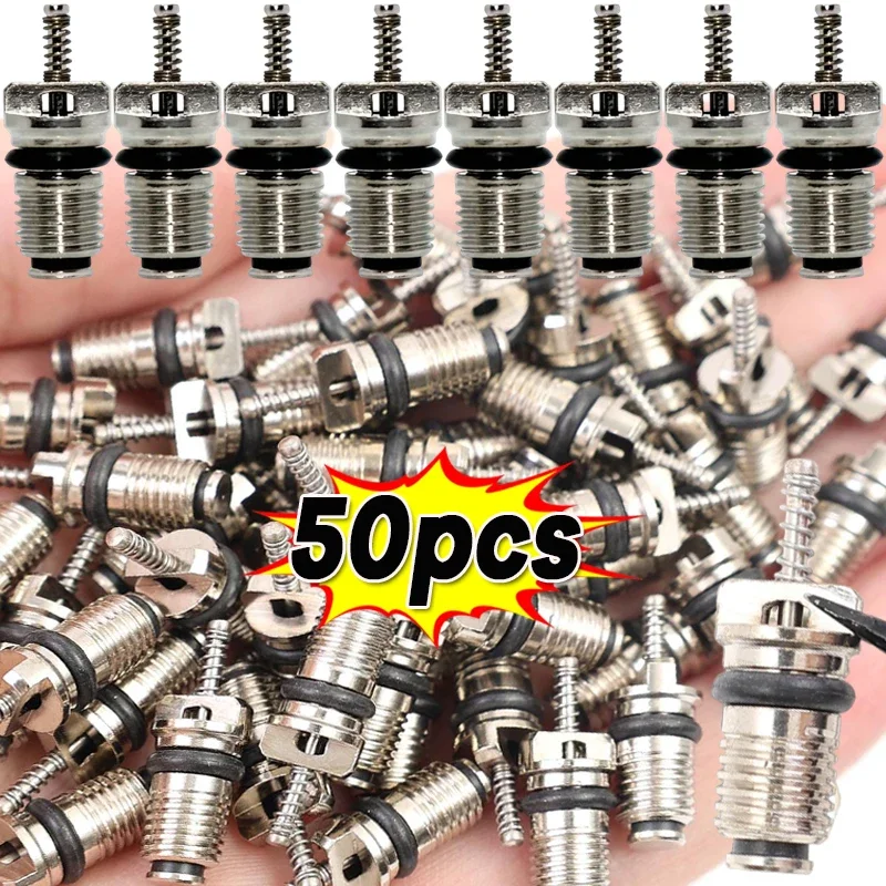 Car Air Conditioning Cores Needles Repair Kit AC R134a Valve Core Automotive Heat Resistant Vehicle Car Accessories 10/20/50pcs
