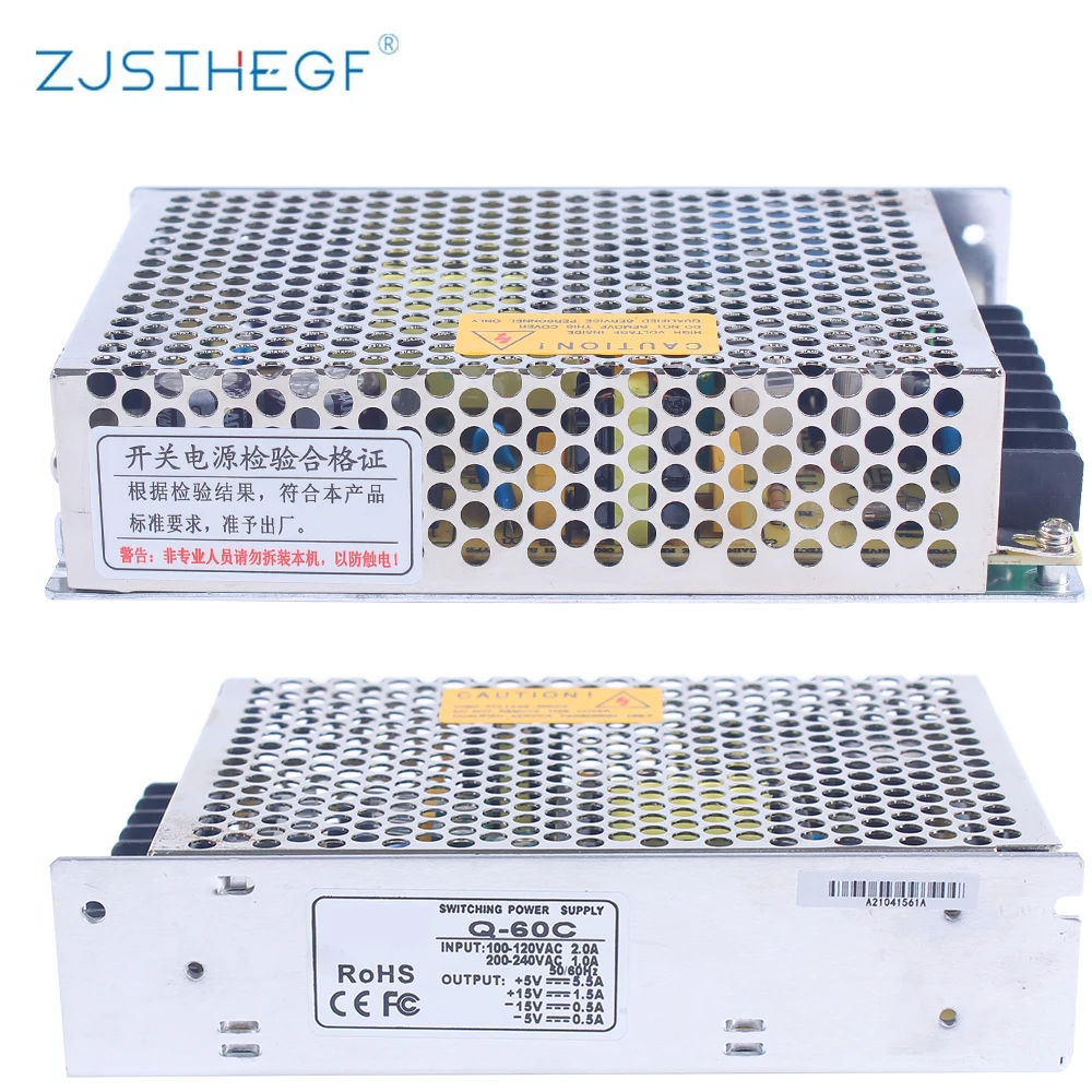 Q-60B 5V12V-5V-12V Quad Output Switching Power Supply Driver Transformer Q-60C 5V15V-5V-15V Ac Dc Converter Q-60D 5V12V24V-12V