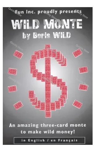 Boris Wild - Wild Monte (French) Magic tricks (Instant Download) Quickly send