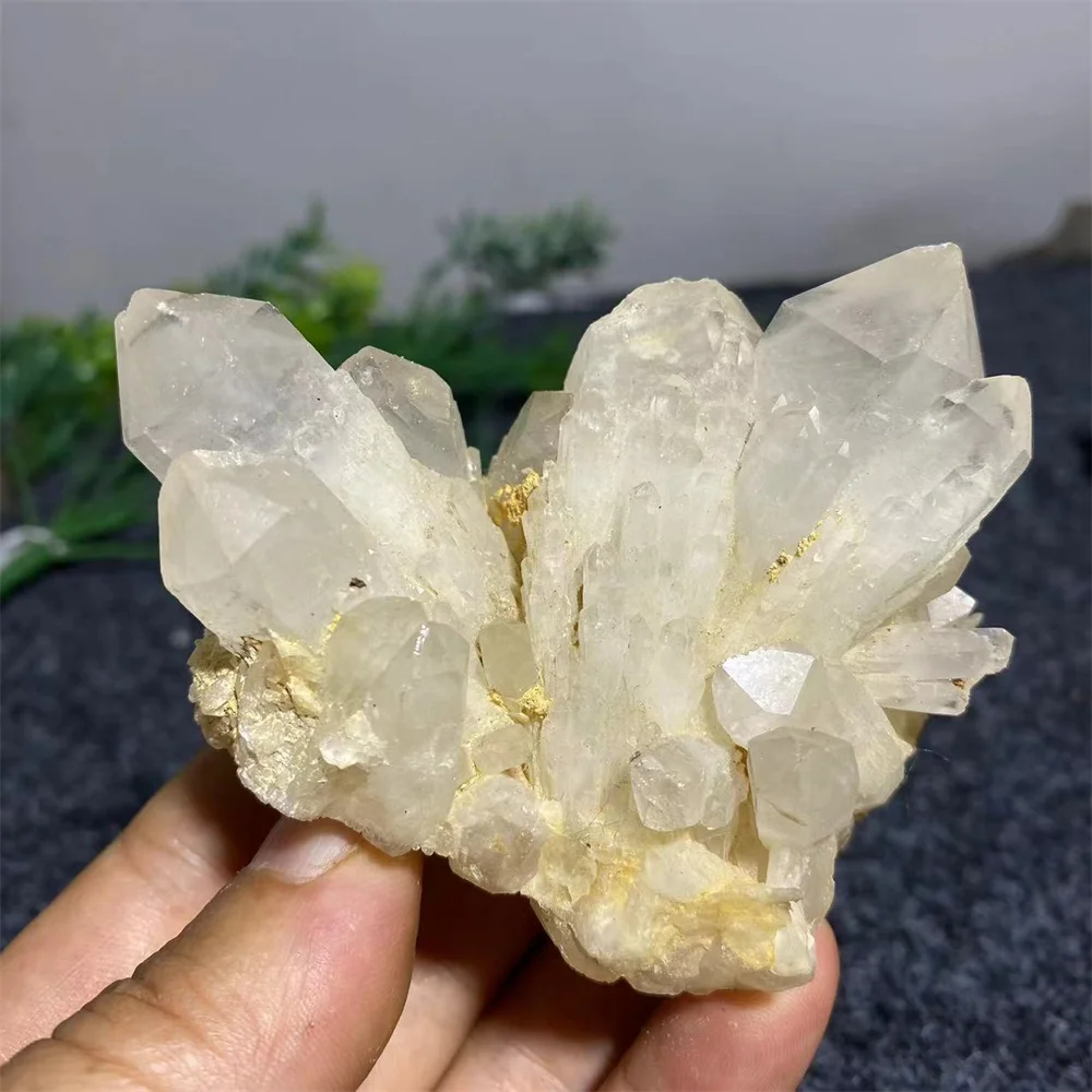Candlestone Stone Natural Backbone Crystal Healing Geode Specimen Cluster Mineral Reiki Wicca Meditation Home Decorative Room
