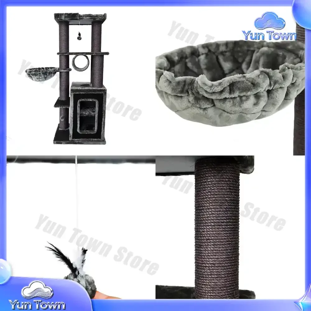 Longnew Pet Accesorios Para Gatos Cat Scratching Post Tower Tree for Cats