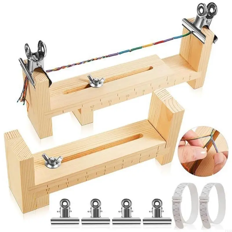 F62d Jig Bracelet Maker ketting Makelgereedschap Handig vlechtenframe voor handwerk