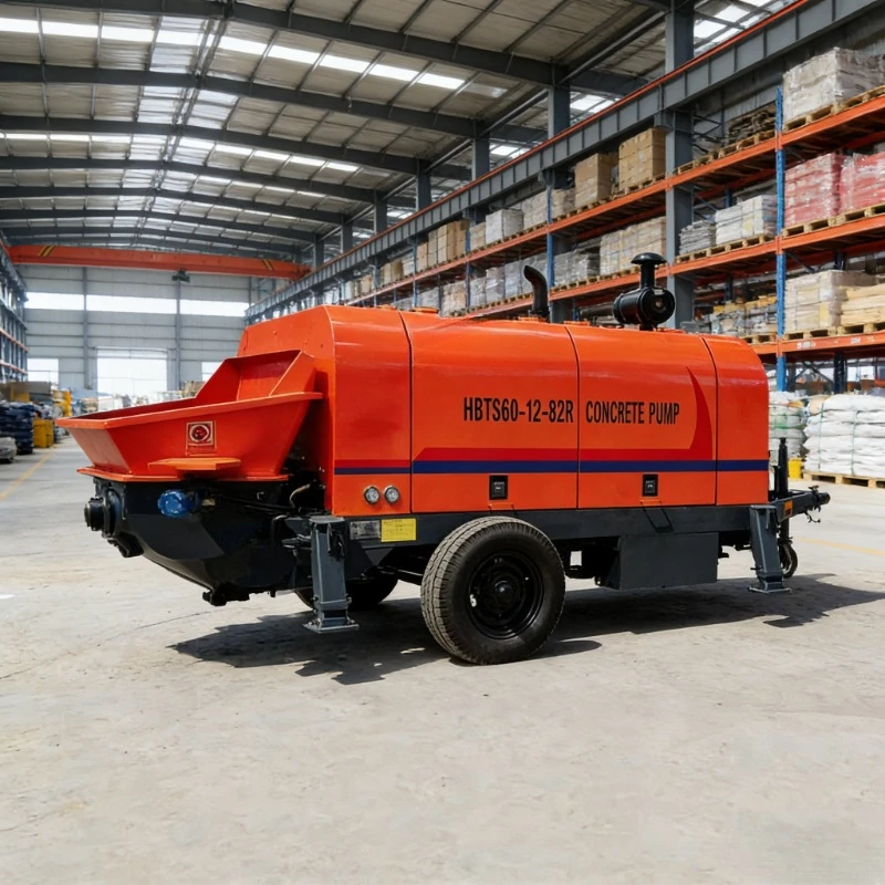 

Diesel Trade 50M3 Dry Wet China Pumps Transfer Hydraulic Trailer Mounted Concrete Pump Conveying 80Mpa for Wall customized