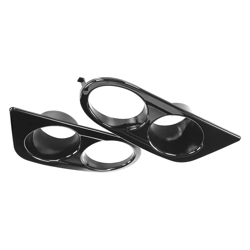 2pcs Glossy Black Car Front Bumper Fog Light Covers 51112695255 for BMW E46 M3 2001-2006 view 5