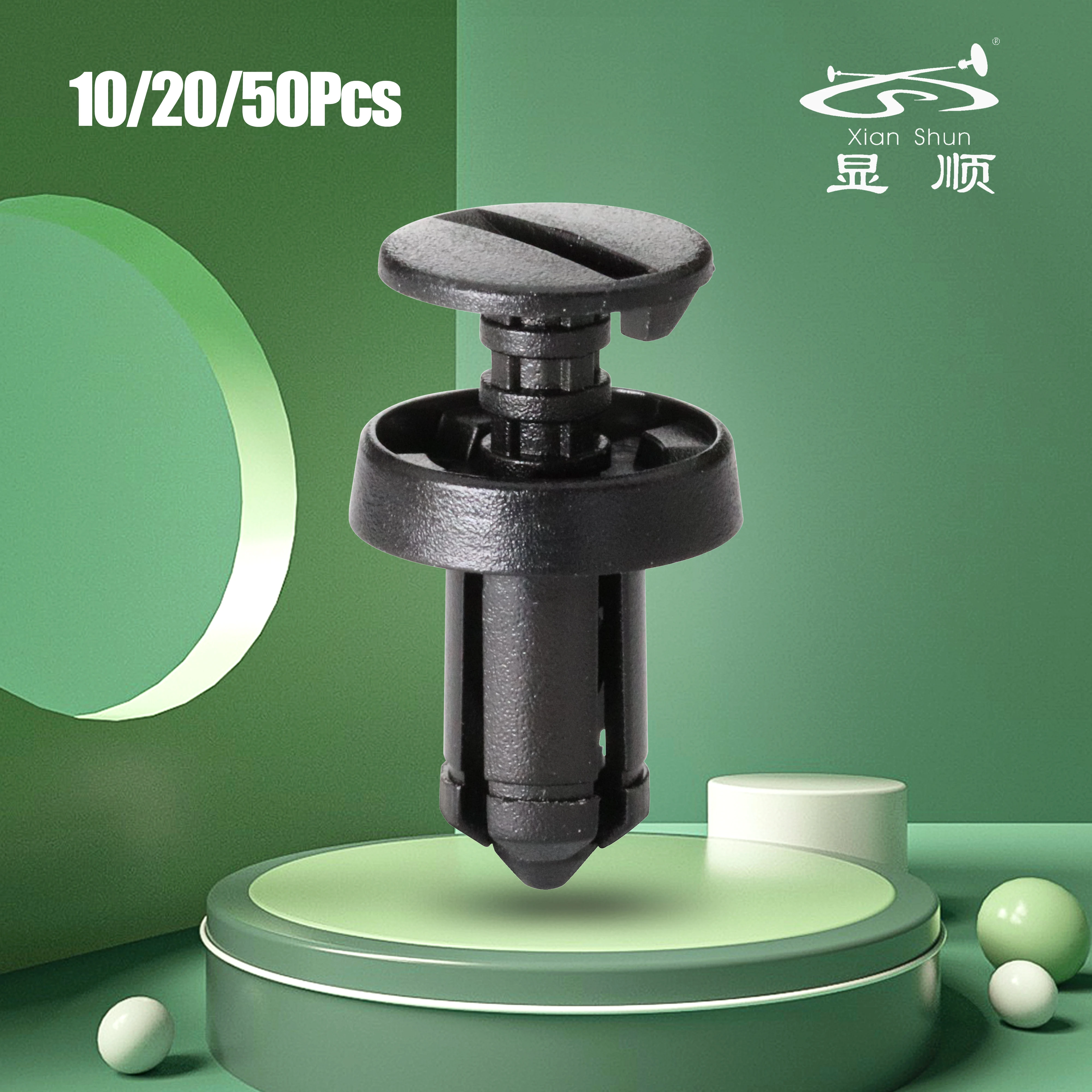 10/20/50Pcs Black POM Floor Attachment Interior Replacement Parts Car Fastening Clips Car Accessories 51761163 7703072361