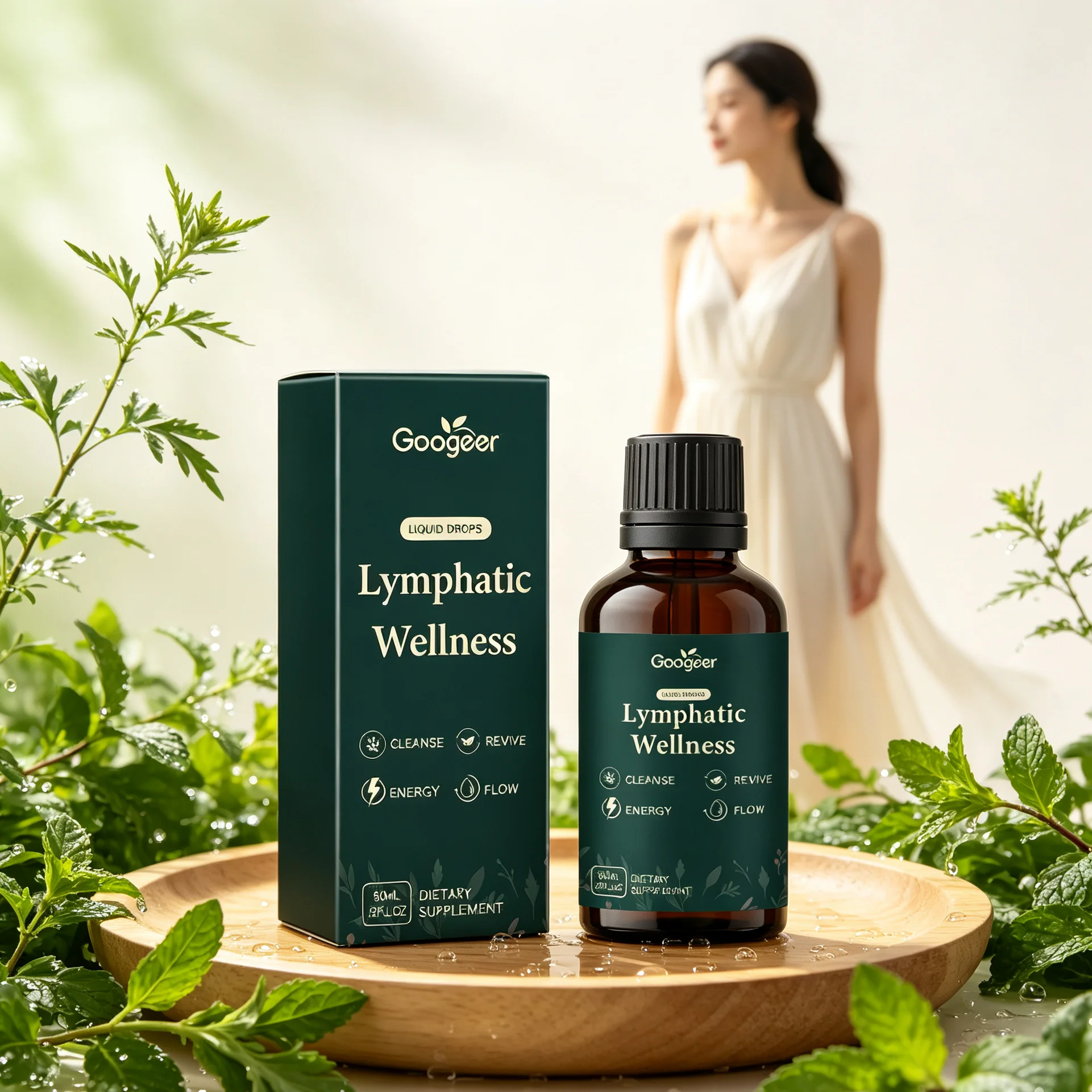 Herbal Lymphatic Drainage Drops Lymph Detox Toxin Flush Support Immunity Reduce Body Swelling Lymph Node Health Care Supplement