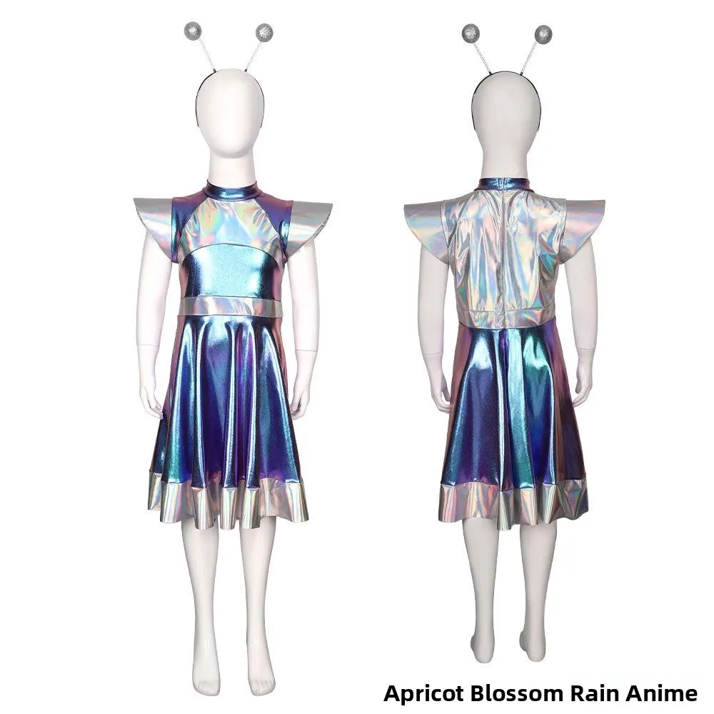 Loween ai alienígena cosplay traje astronauta robô role-plang par wear roupas tradicionais femininas desempenho de palco