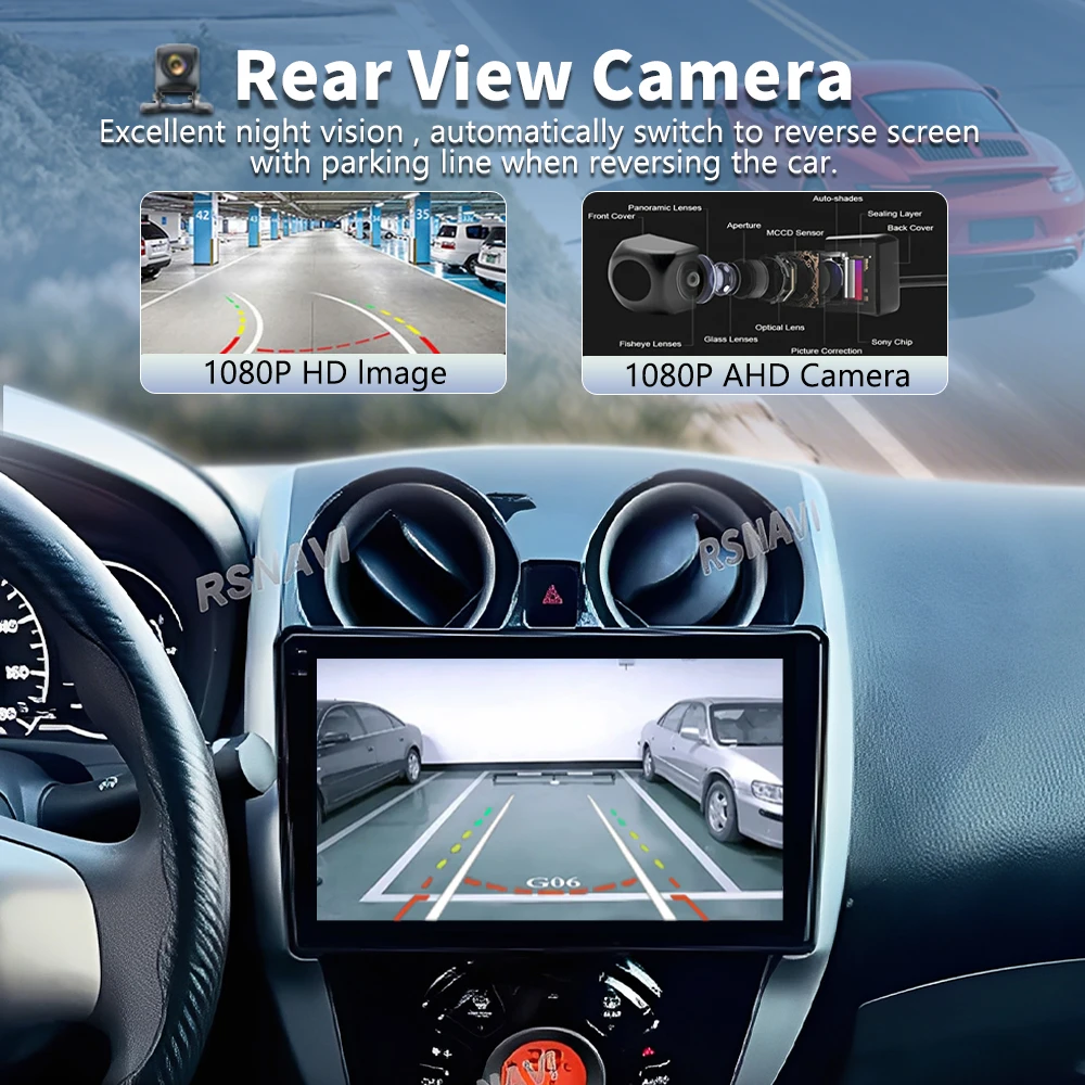 Android 16 Carplay Auto For Nissan Note 2 E12 2012-2021 Car Radio Autoradio Multimedia Player Stereo GPS DSP Qualcomm Snapdragon