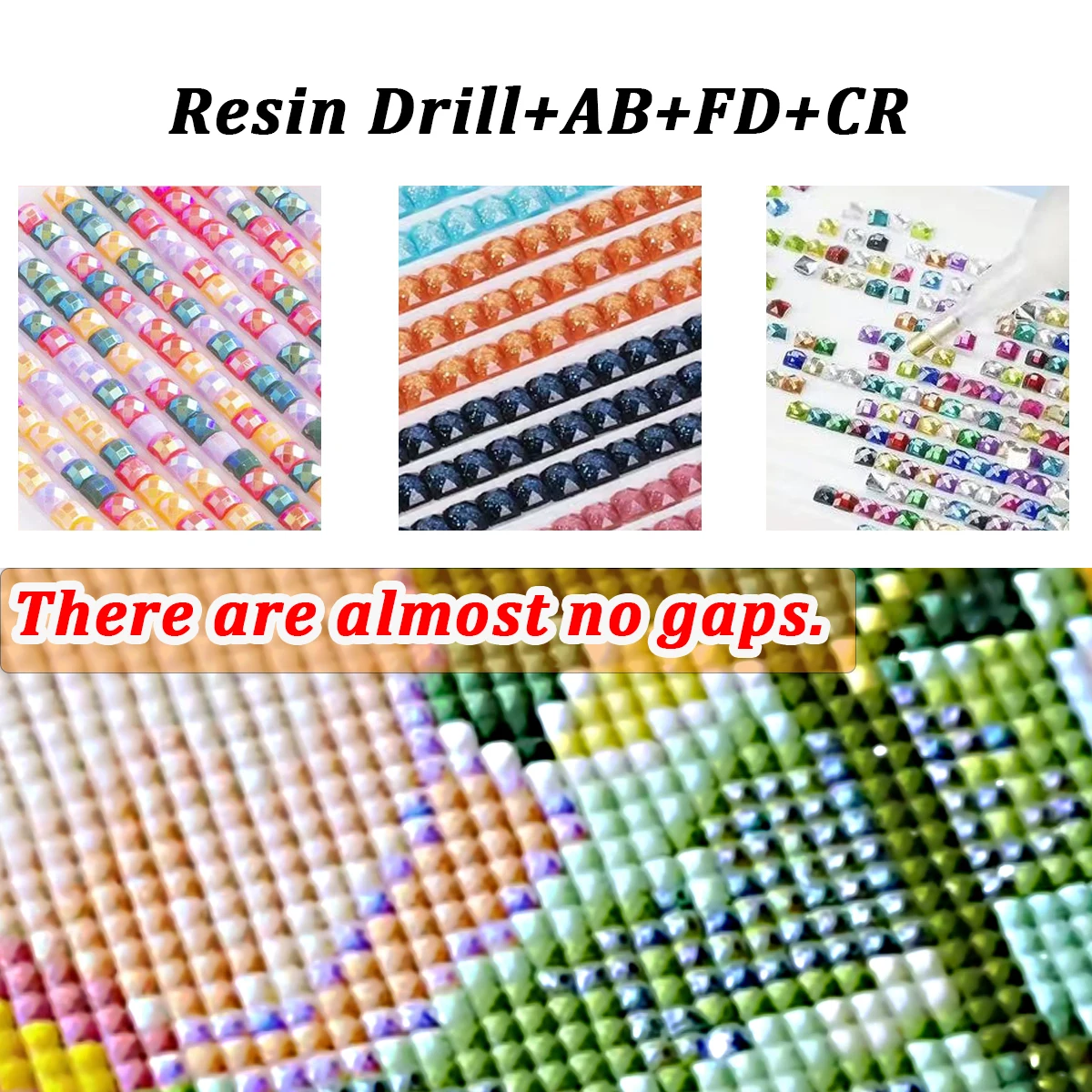 【Betti_ Diamond Art】Diviner Crystal AB Rhinestone FD Rhinestone Perfect Resin Diamond