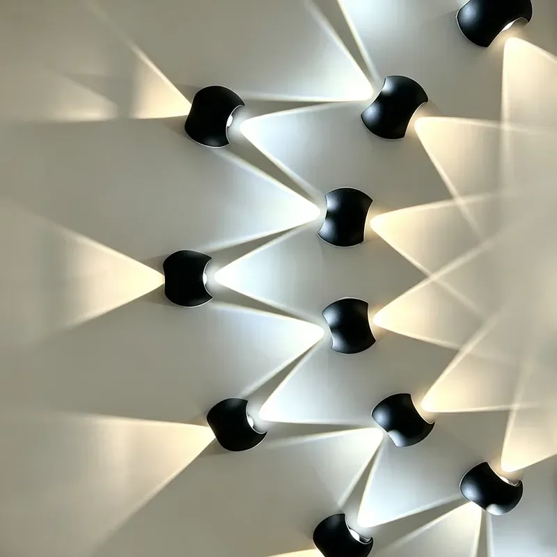 Programmable DMX512 LED Wall Light Set Aluminum Housing IP65 Waterproof Indoor Outdoor Facade Decor Lamp Custom Logo