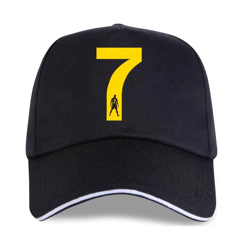 Football Super Stars 7 Number Print Adjustable Baseball Caps Hip-Hop Sun Hat Children Kids Boy Girl Unisex Sun Visor Cap