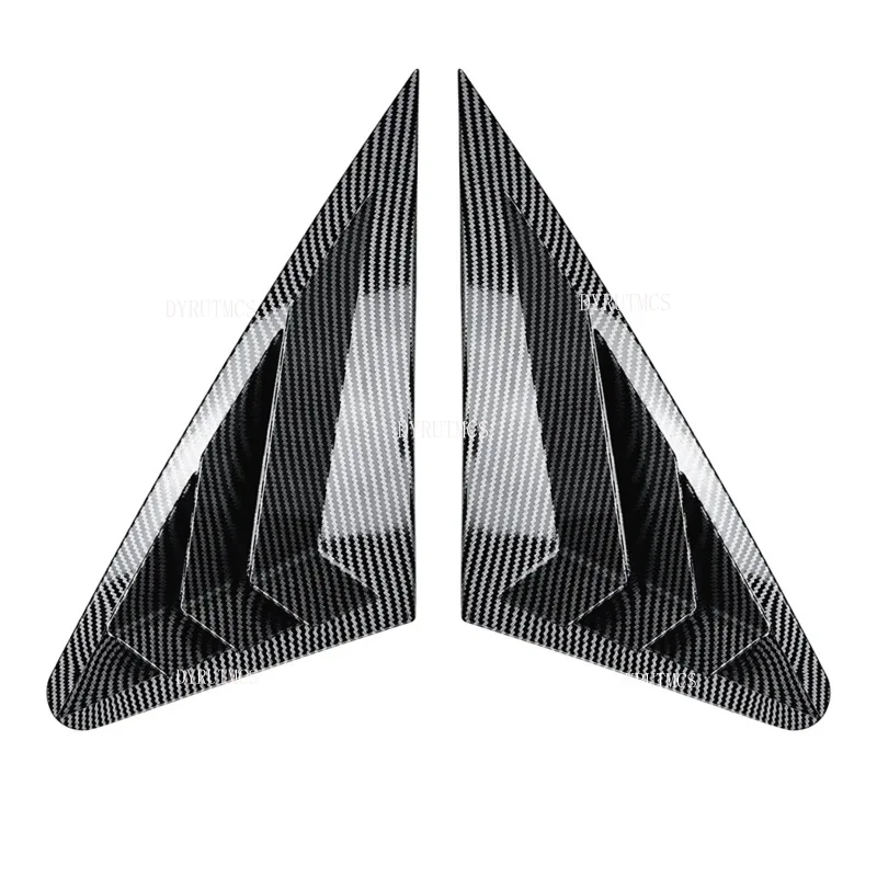 Fit For Audi A3 S3 8V Sedan Version 2014-2020 Car Rear Window Shutter Cover Trim Window Louver Side Vent Trim Auto Accessories view 3
