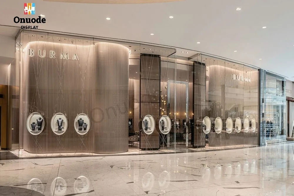 Custom.High End Custom Jewelry Store Display Furniture and Full Shop Decoration for Boutique Retail & Showroom Design