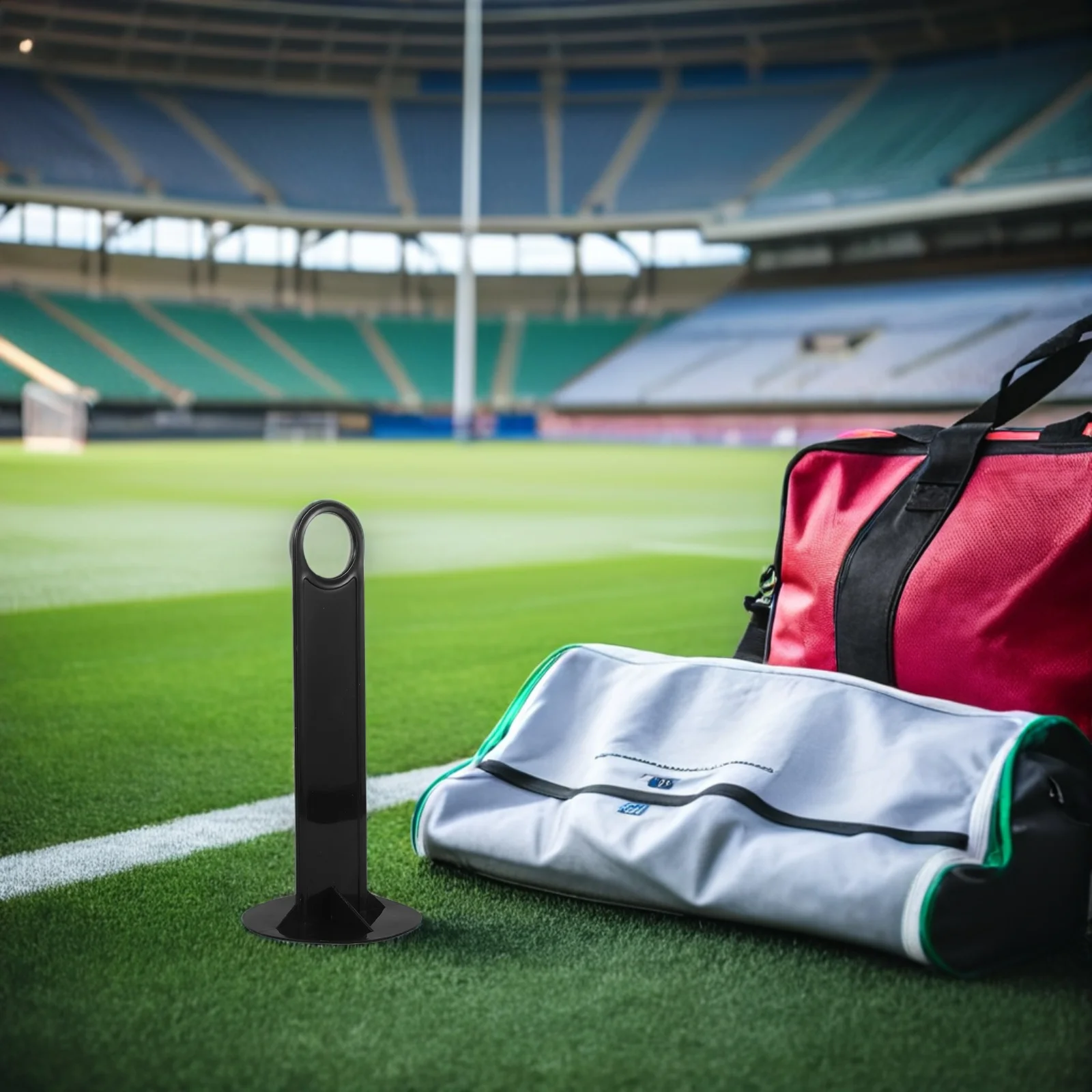 

20pcs Soccer Disc Cone Holder Black Plastic Training Stand For Outdoor Football Practice Portable Durable Sports Mark Disk