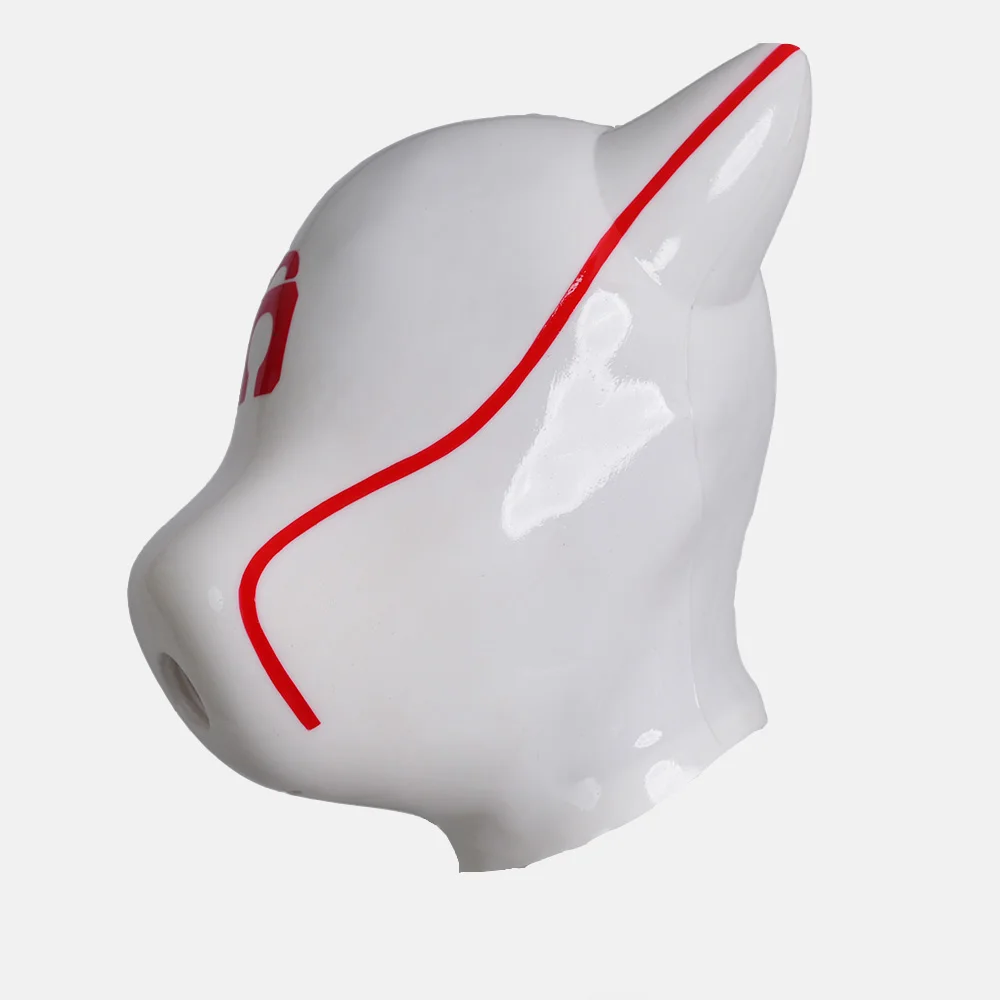 Máscara de cachorro de silicone Furrjoi IDO com brinquedos estampados Trajes Cospaly Capuz branco com cor básica personalizada