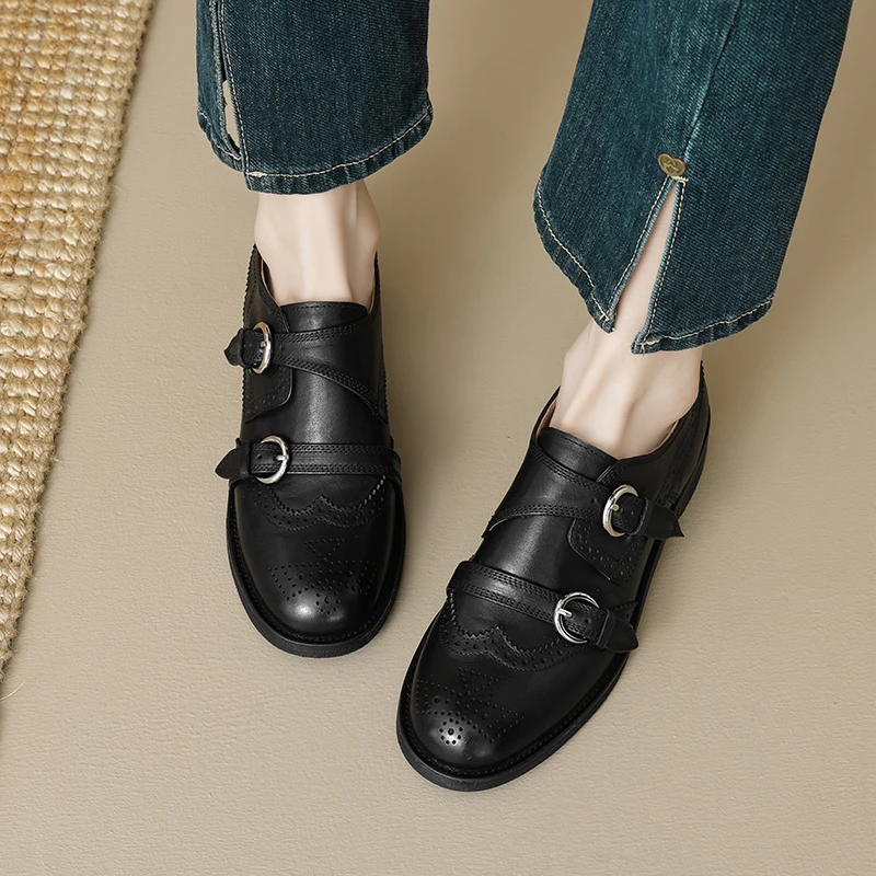 EAGSITY женская обувь из коров – обзор и цена Oxford Shoes Brogue