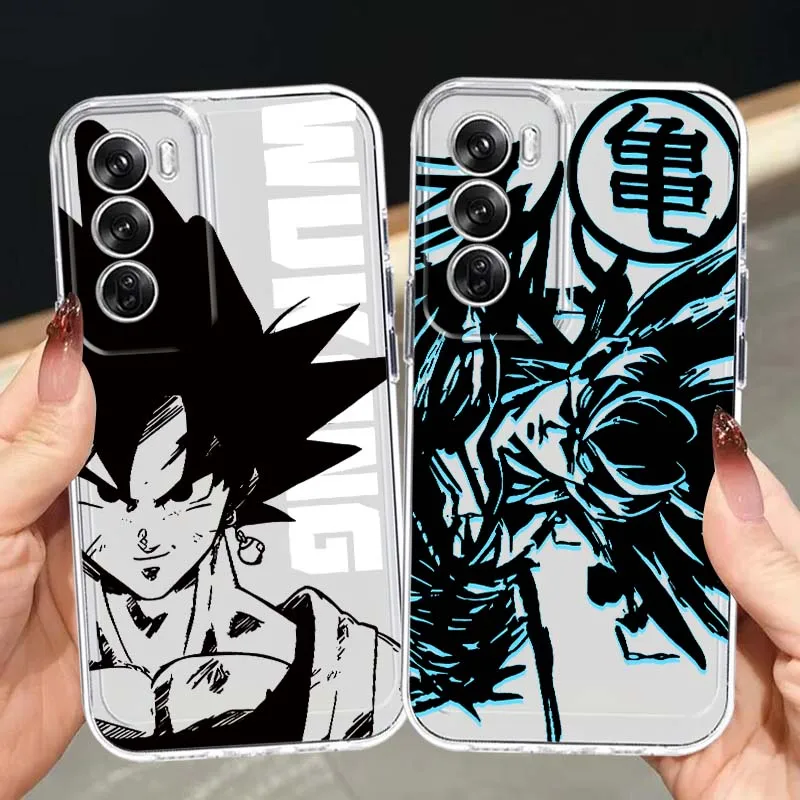 

Dragon Ball Anime Characters For OPPO A11 A16 A55 A56 A57 A72 A52 A73 A74 A54 A78 Find X5 X6 X7 Ultra Pro 5G Transparent Case