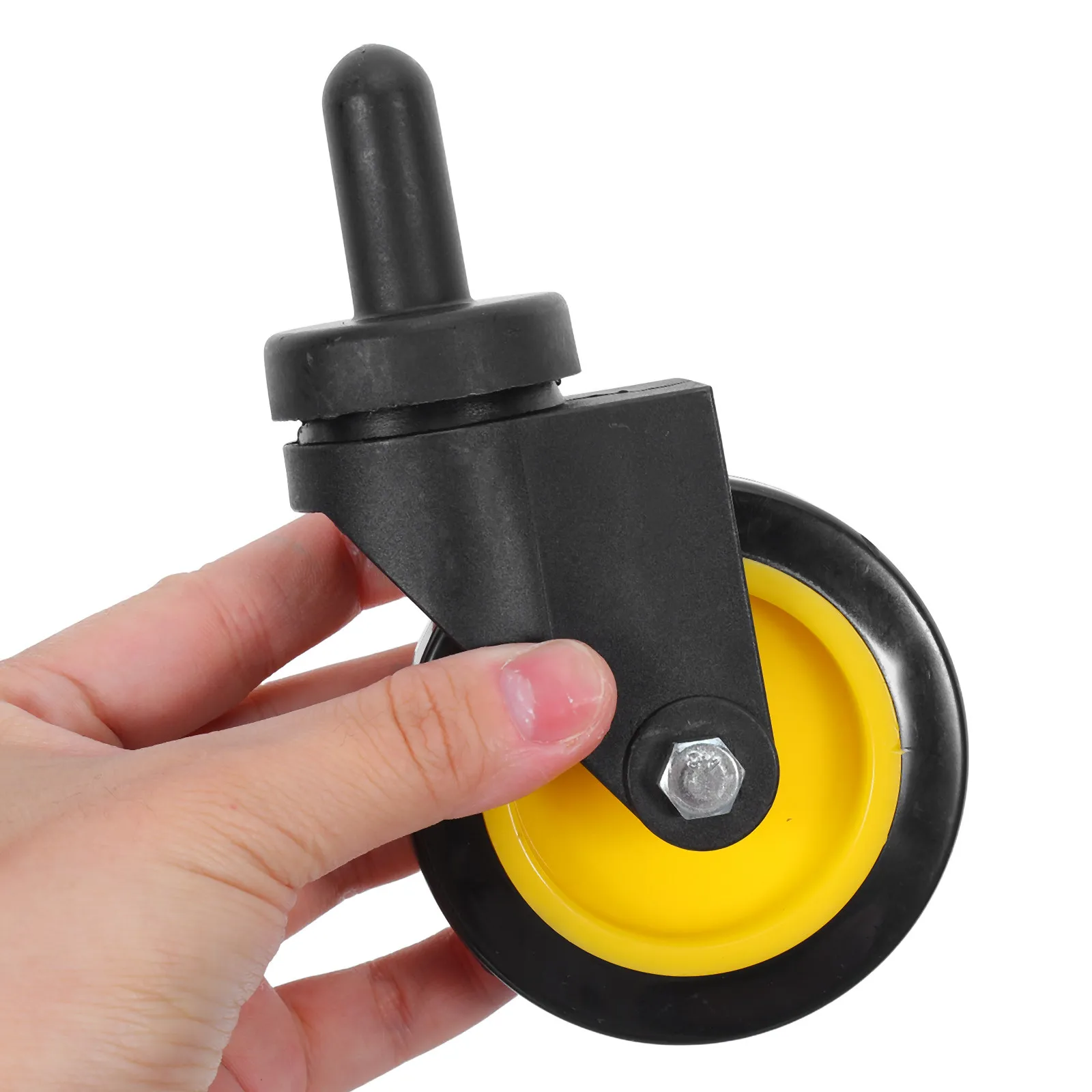 4Pcs Utility Cart Cleaning Swivel Wheels Replacement Mop Bucket Casters Universal Trolley Caster Wheels Smooth Rotation Heavy