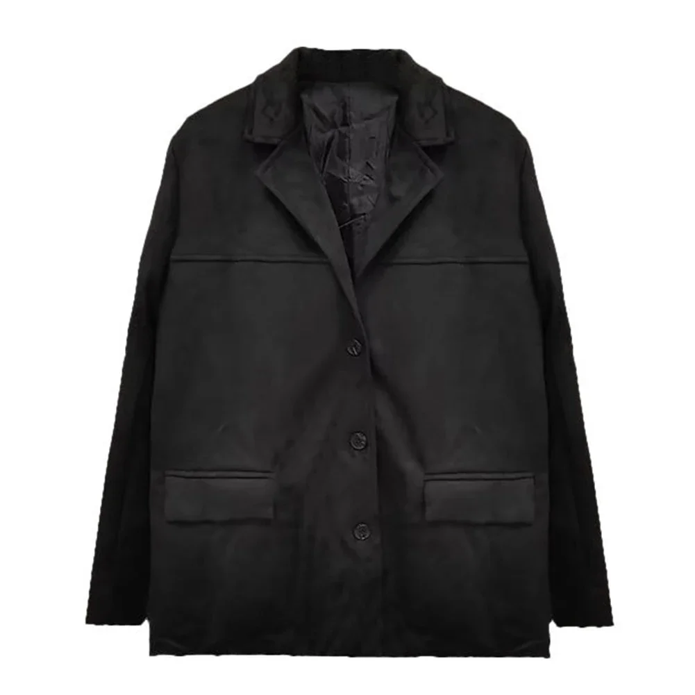 Loose Comfort Tops For Women Loose Comfort Tops Long Sleeve Outwear Brand New Condition Lapel Neckline Design Pockets Included